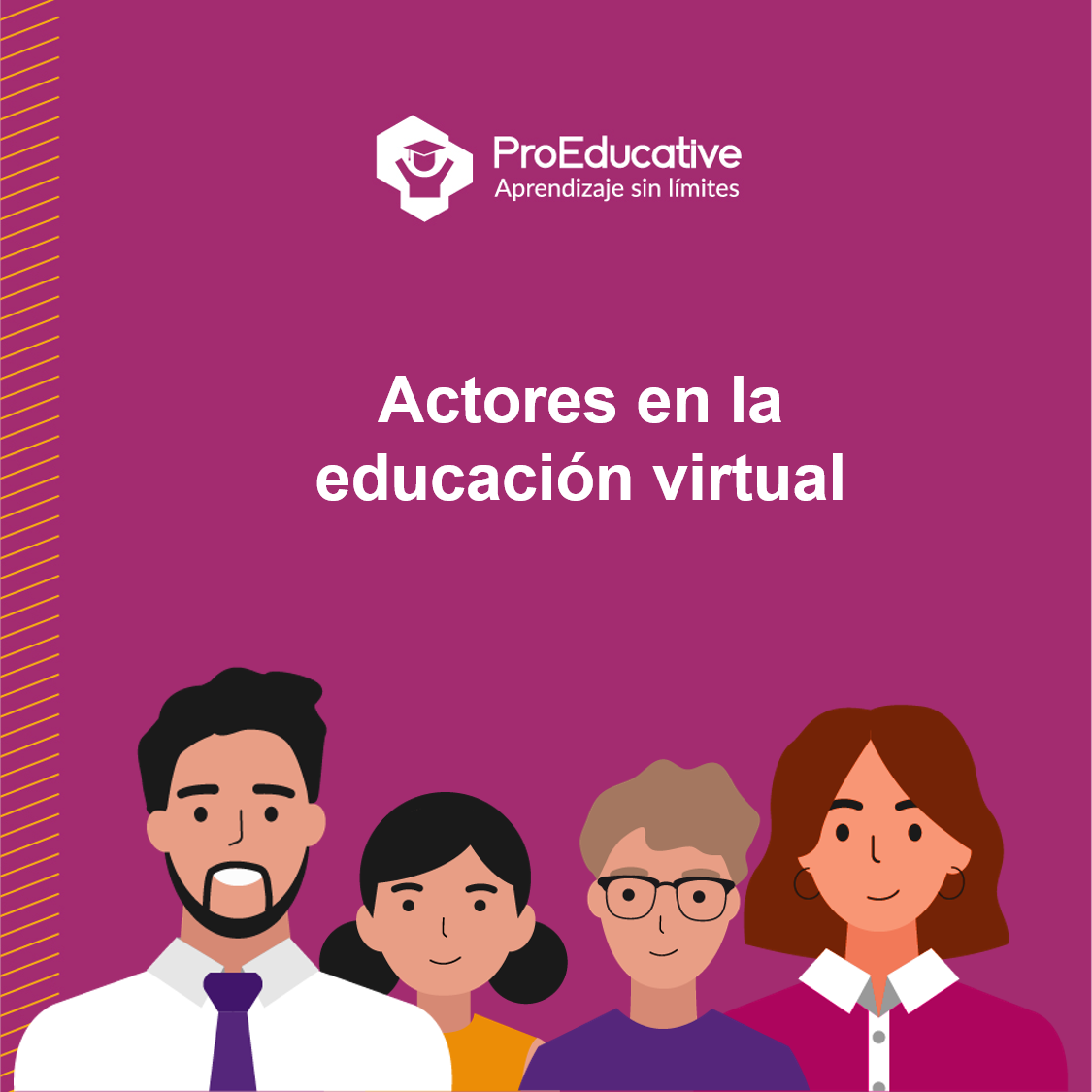 Principales actores en la educación virtual y sus roles